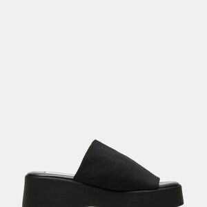 Steve Madden Black Platform Shoes